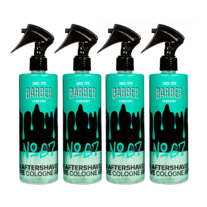 MARMARA BARBER Aftershave Cologne 400ml - No 67 - 4er Pack