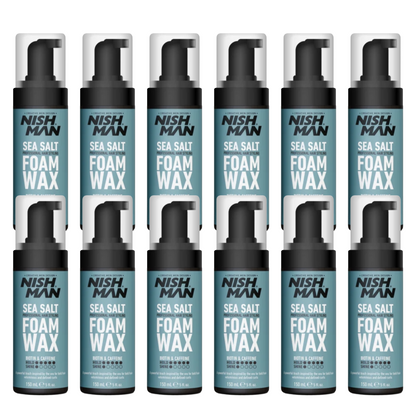 Nish Man Meersalz Schaumwachs 150ml - 12 STK