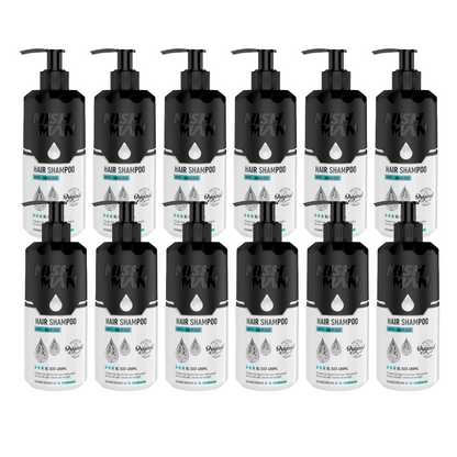 Nish Man Anti-Haarausfall Shampoo 480ml - 12 Stk.