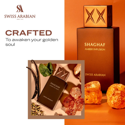 Swiss Arabian SHAGHAF AMBER INFUSION - Extrait De Parfum 75ml