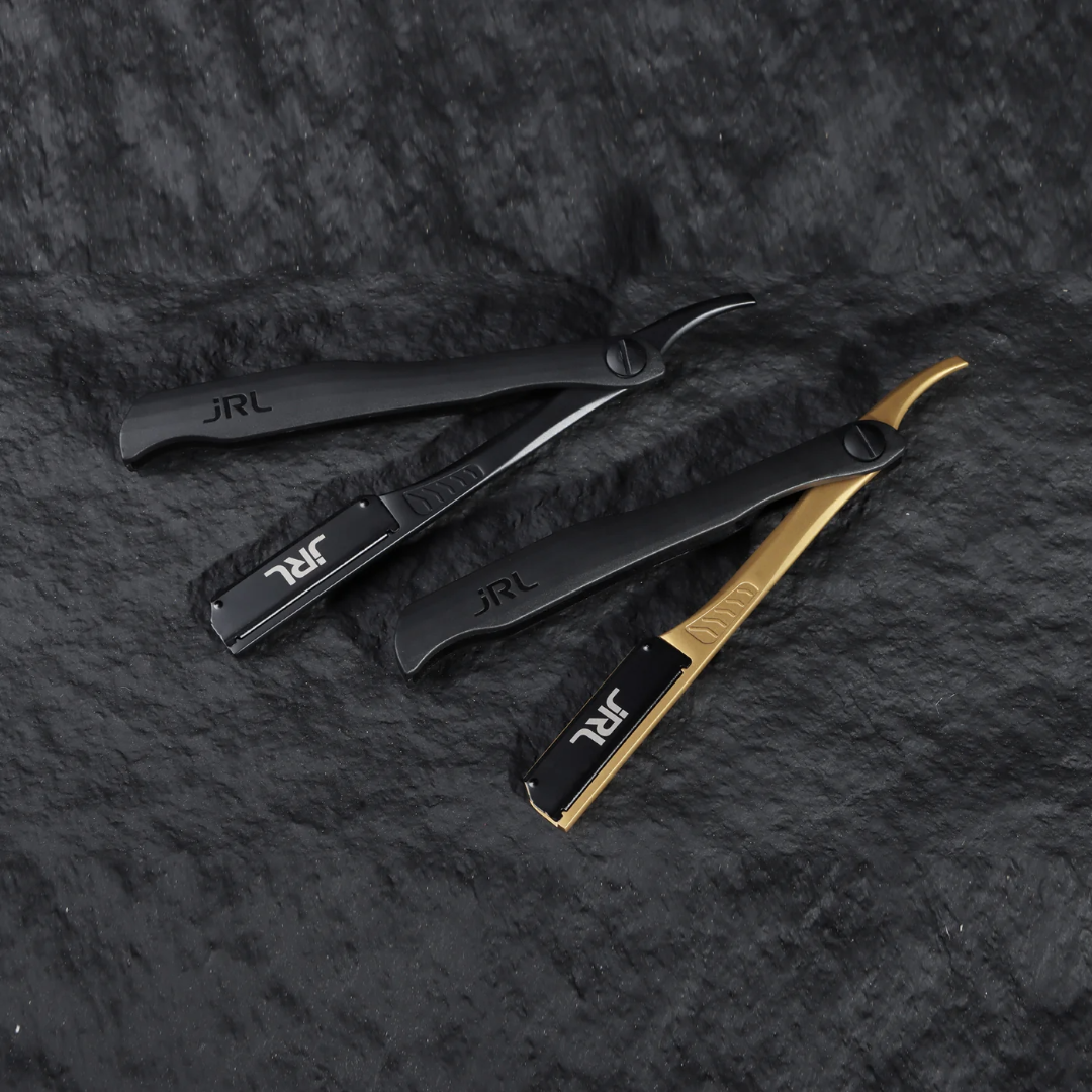 JRL Magnetic Straight Edge Rasierhobel – BLACK Edition