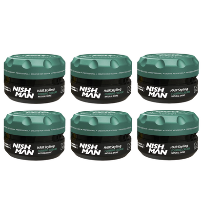 Nish Man M8 Matte Haarstyling Forming Creme Natürlicher Glanz 100 ml - 6er Pack