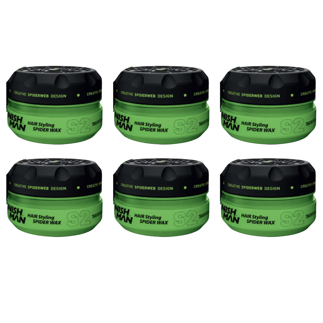 Nish Man S2 Spider Wax 150ml - 6 Pack