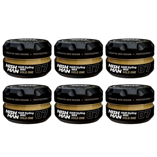 Nish Man Wax Gold One 07 – 150 ml – 6er-Pack