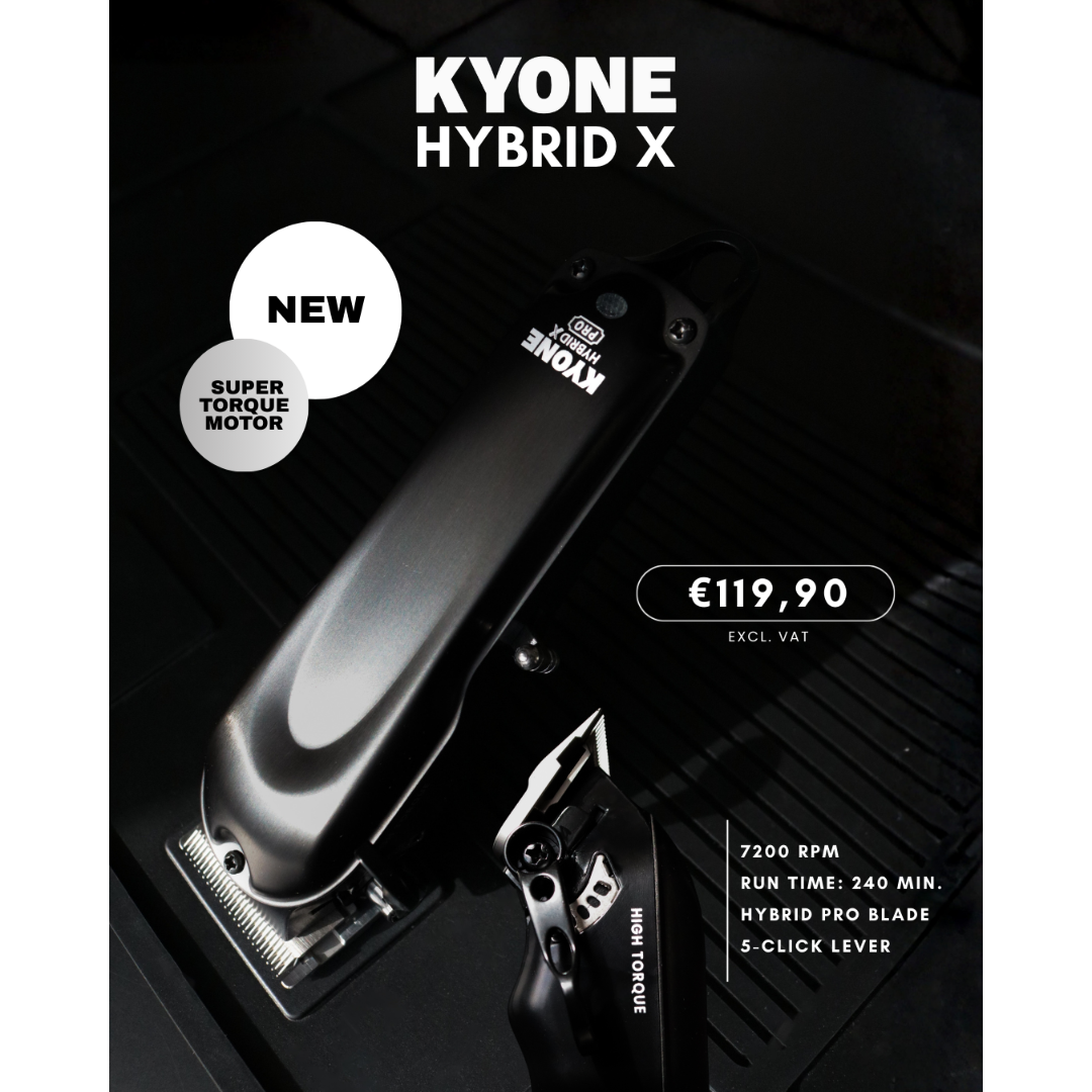 Tondeuse Kyone Hybrid X Pro noire - NOUVEAU !