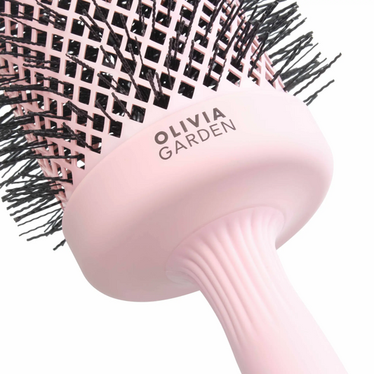 Olivia Garden Expert Blowout Speed Hair Dryer Brush - Pastel Pink 65mm