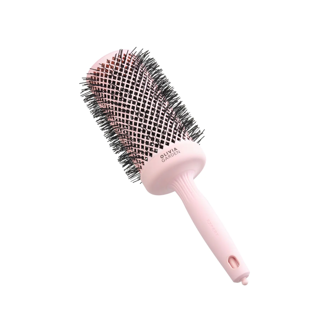 Olivia Garden Expert Blowout Speed Hair Dryer Brush - Pastel Pink 65mm