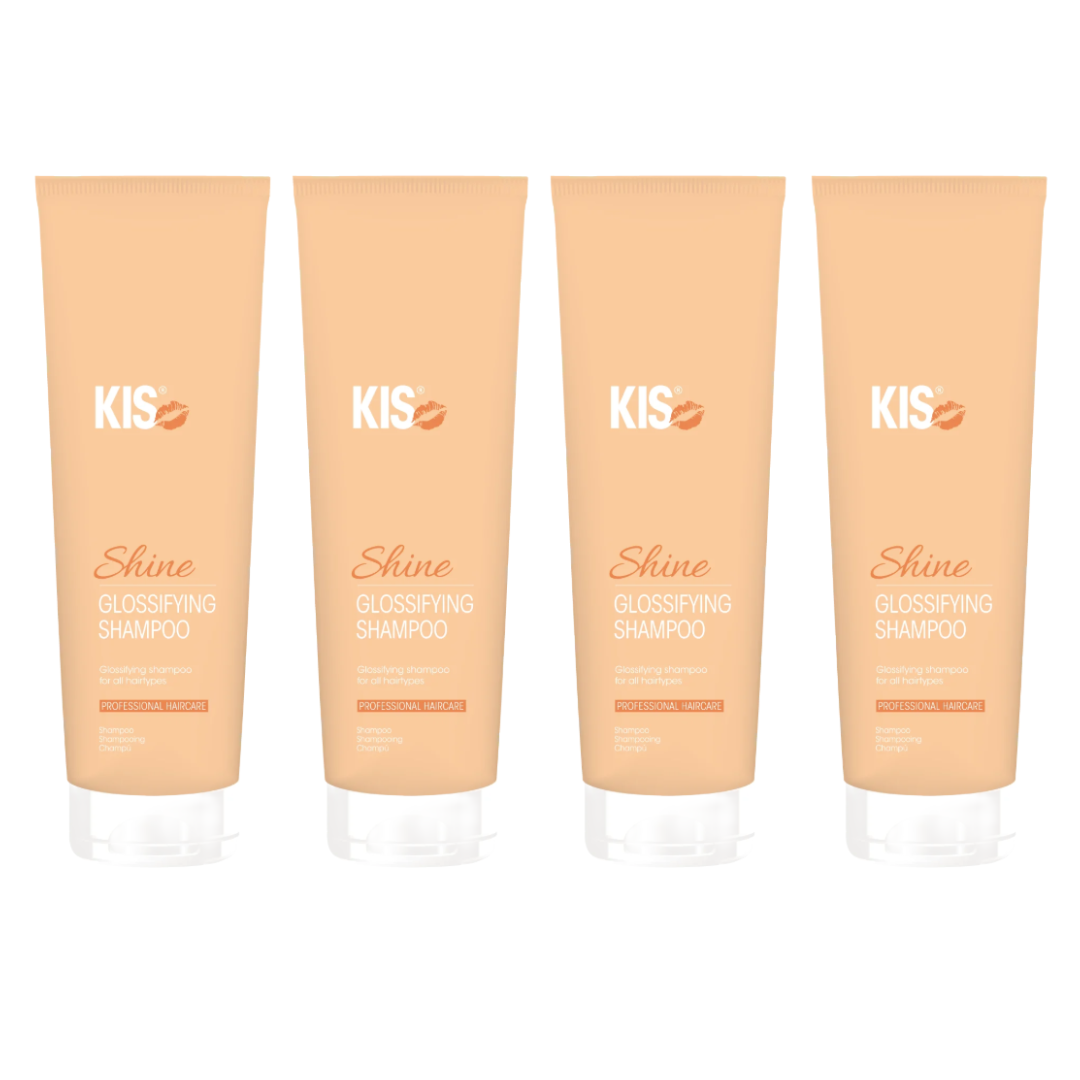 KIS Shine Glossifying Shampoo 300ml - 4 PIÈCES