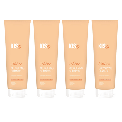 KIS Shine Glossifying Shampoo 300ml - 4 PIÈCES