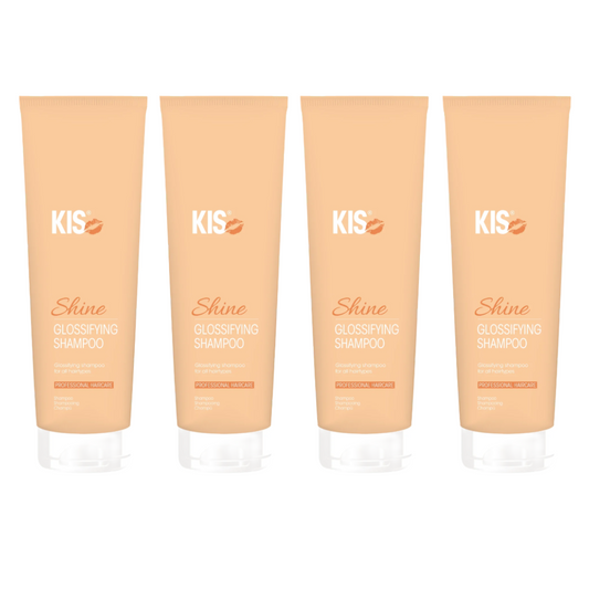 KIS Shine Glossifying Shampoo 300ml - 4 PIÈCES