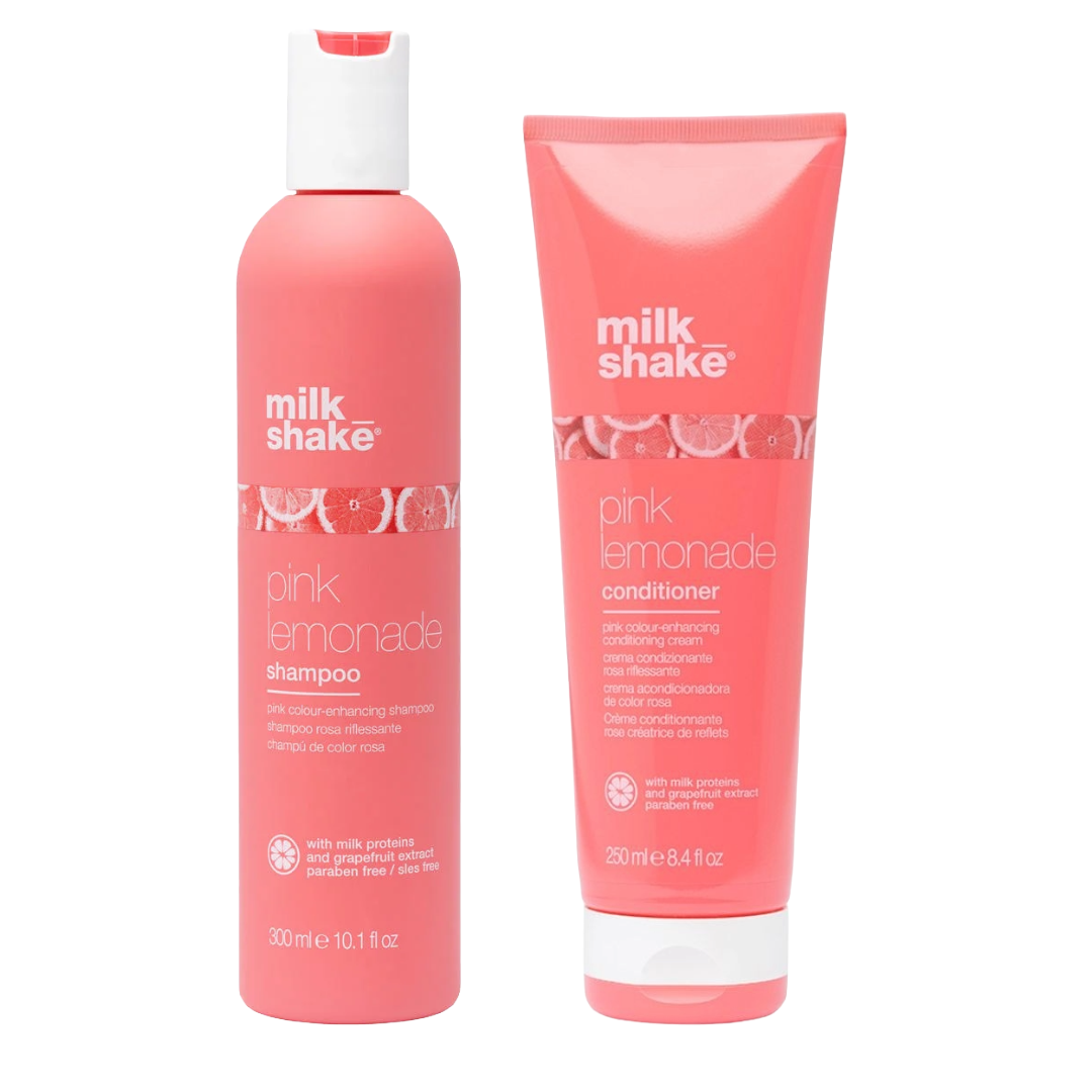 Shampooing Milkshake Pink Lemonade 300 ml + Démêlant Pink Lemonade 250 ml