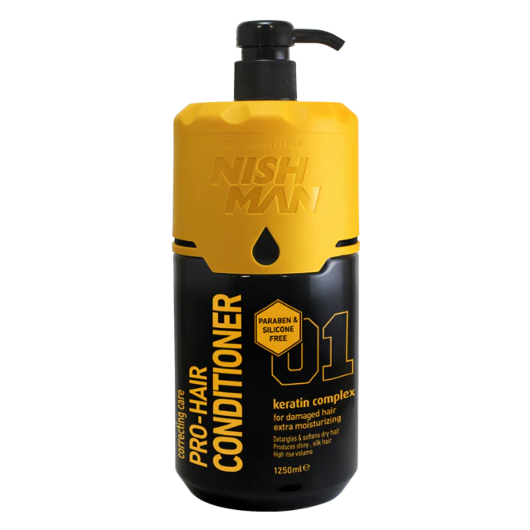 Nish Man Après-shampoing Sans Silicone Ni Parabène 1250 ml
