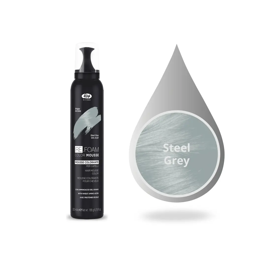 Lisap Refoam Color Mousse 23 - Gris acier