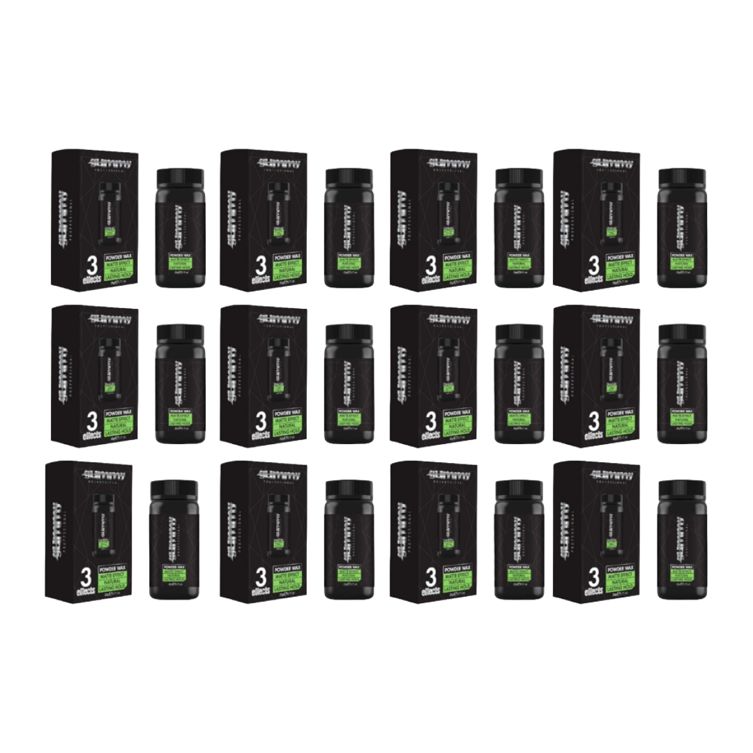 Gummy Puder Wachs Matter Effekt 20gr 12er Pack