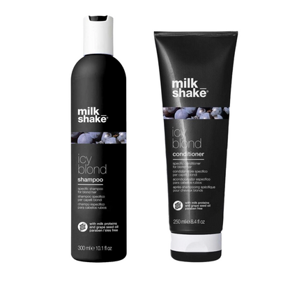 Set shampoo 300ml + après-shampooing 250ml Milkshake Icy Blond