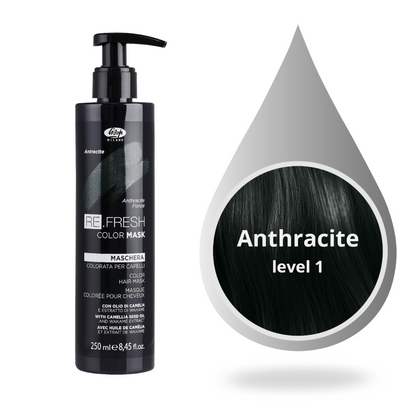 Lisap Re.Fresh Color Mask 250ml - ANTHRACITE