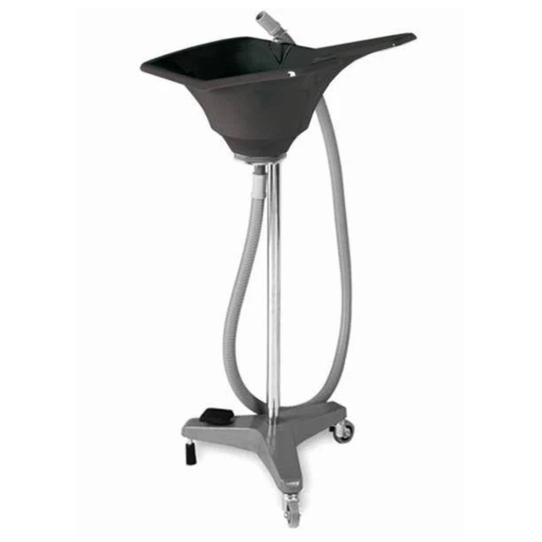Alteq Mobile Waschbecken, verstellbares Pedal mit Rollen