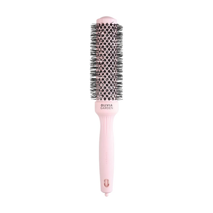 Olivia Garden Expert Blowout Speed Hair Dryer Brush - Pastel Pink 35mm