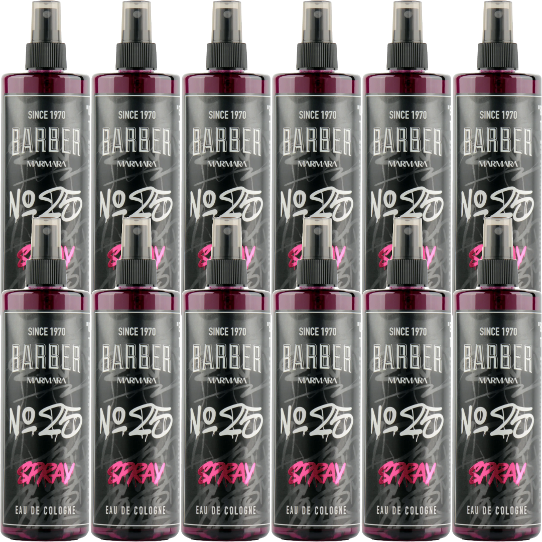 MARMARA BARBER GRAFFITI Series Eau de Cologne Spray 400ml N° 25 - 12 PC
