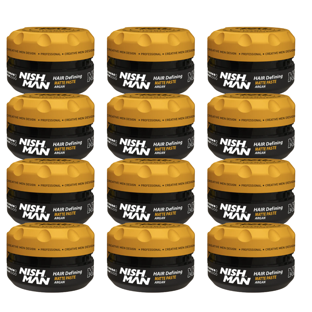 Nish Man Haar Definierende Matte Paste M1 - 100ml - 12 STK