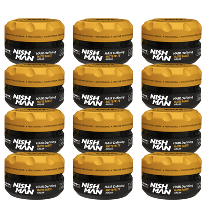 Nish Man Haar Definierende Matte Paste M1 - 100ml - 12 STK