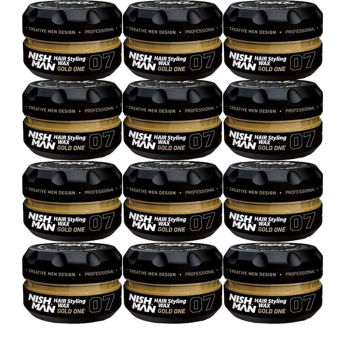 Nish Man Wax Gold One 07 - 150ML - 12 Stk