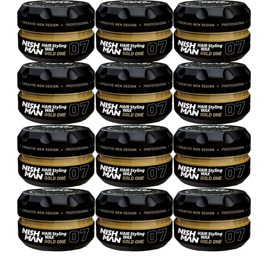 Nish Man Wax Gold One 07 - 150ML - 12 Stk