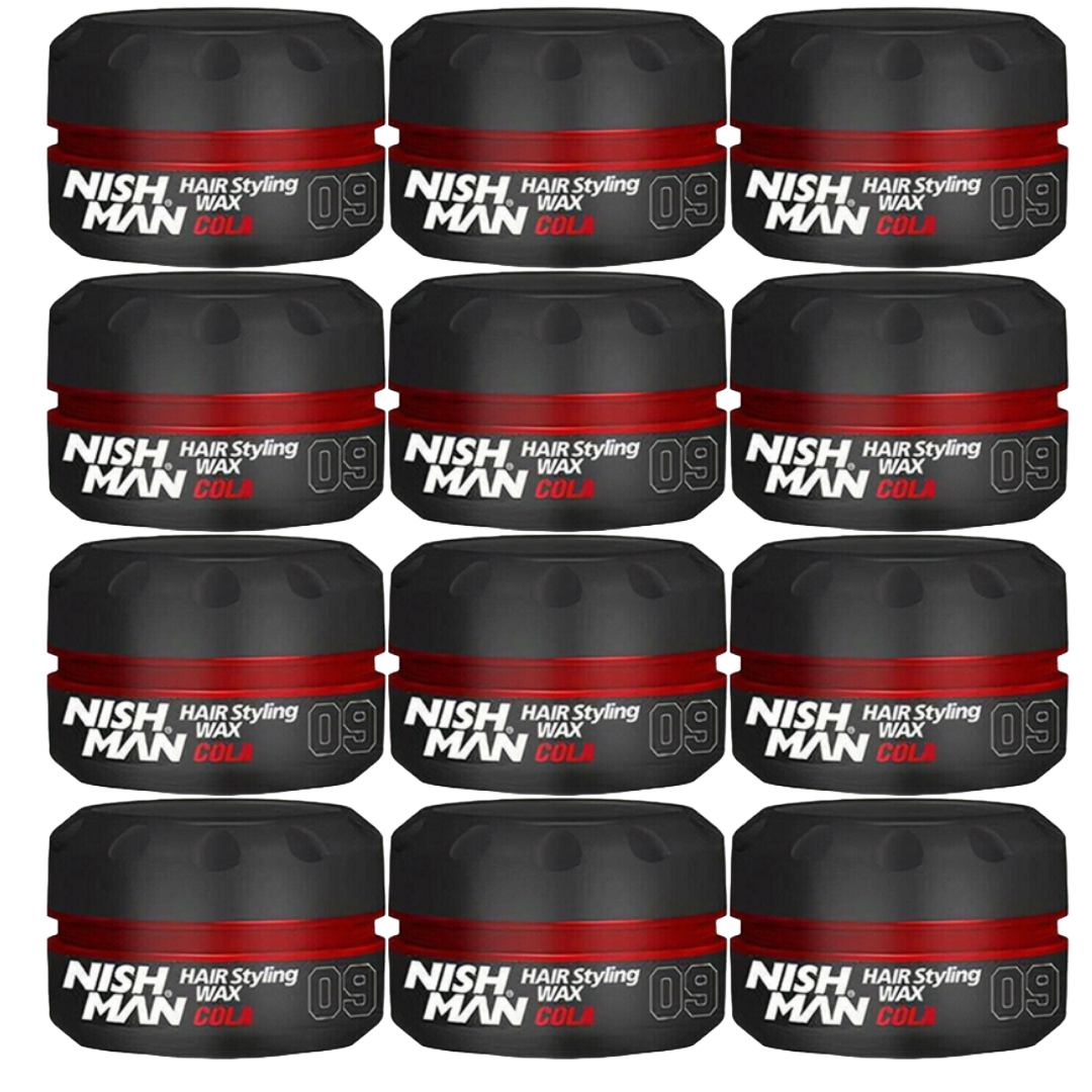 Nish Man Gel Wax 09 Cola - 150ML - 12 STÜCK