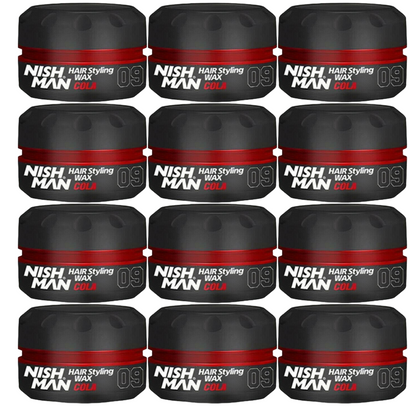 Nish Man Gel Wax 09 Cola - 150ML - 12 STÜCK