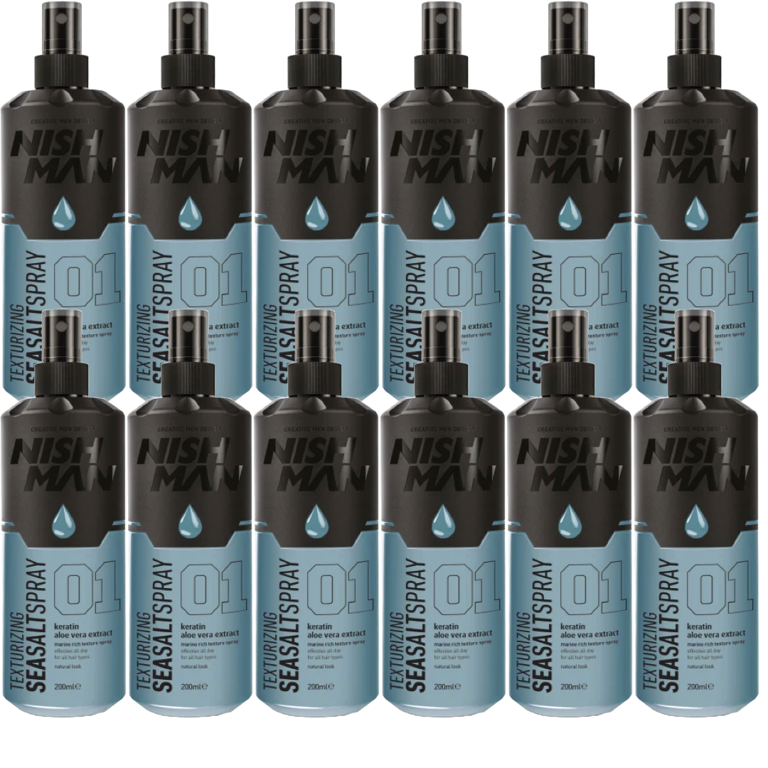 Nish Man Seasalt Spray 200ml - 12 STÜCK