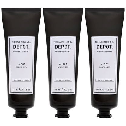 DEPOT No. 307 Black Gel 125ml - 3 STÜCK