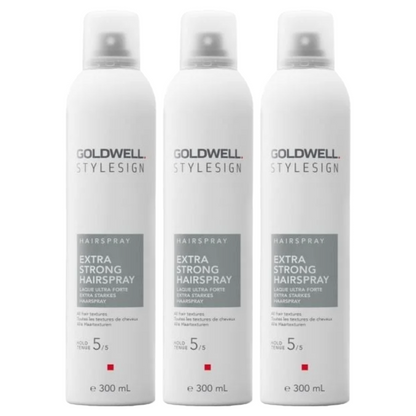 Goldwell STYLESIGN EXTRA STRONG HAIRSPRAY 300ML - 3 PIÈCES