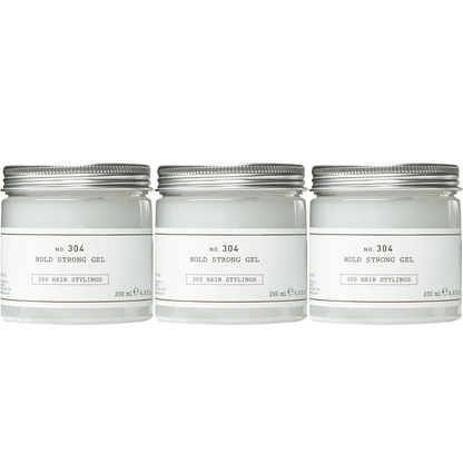 DEPOT N° 304 Gel Fixation Forte 200 ml - 3 PIÈCES