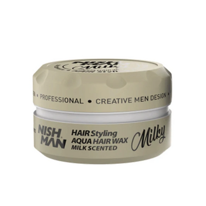 Nish Man MILKY Aqua Haarwachs 150ml
