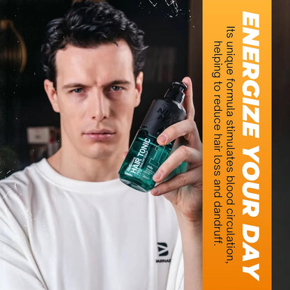 Nish Man Hair Tonic 1 Chilly 400 ml - Lot de 12