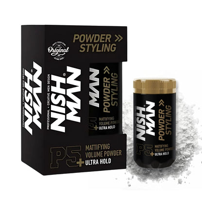 Poudre coiffante Nish Man 20gr P5 Ultra Hold - Lot de 12