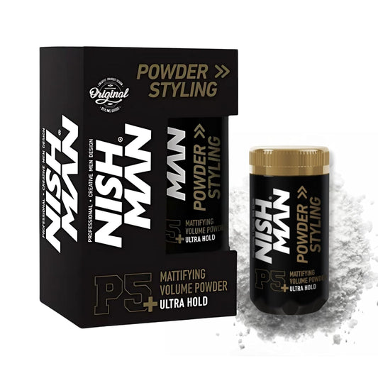 Nish Man Styling Powder 20gr P5 Ultra Hold - 12 Pack