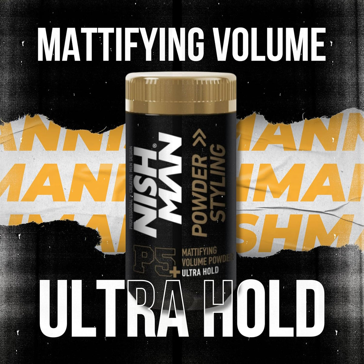 Poudre coiffante Nish Man 20gr P5 Ultra Hold - Lot de 12