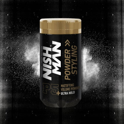 Poudre coiffante Nish Man 20gr P5 Ultra Hold - Lot de 12