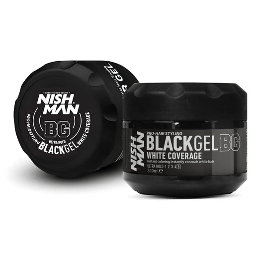 Nish Man Black Gel 300ml - 12 PIECES