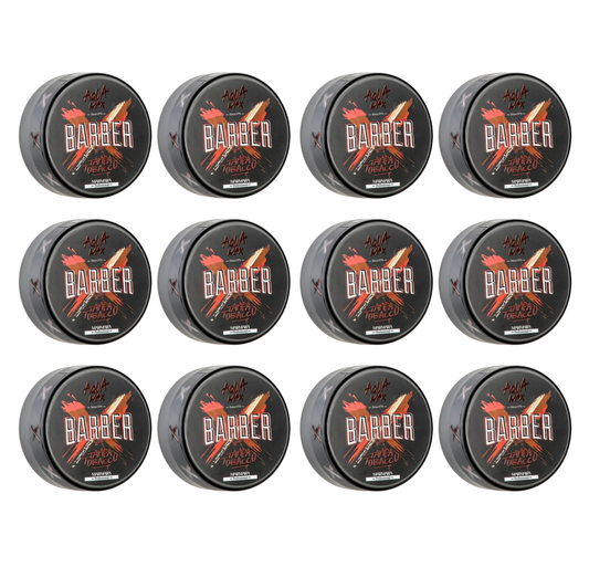 MARMARA BARBER Aqua Wax Tampa Tobacco 150ml Lot de 12