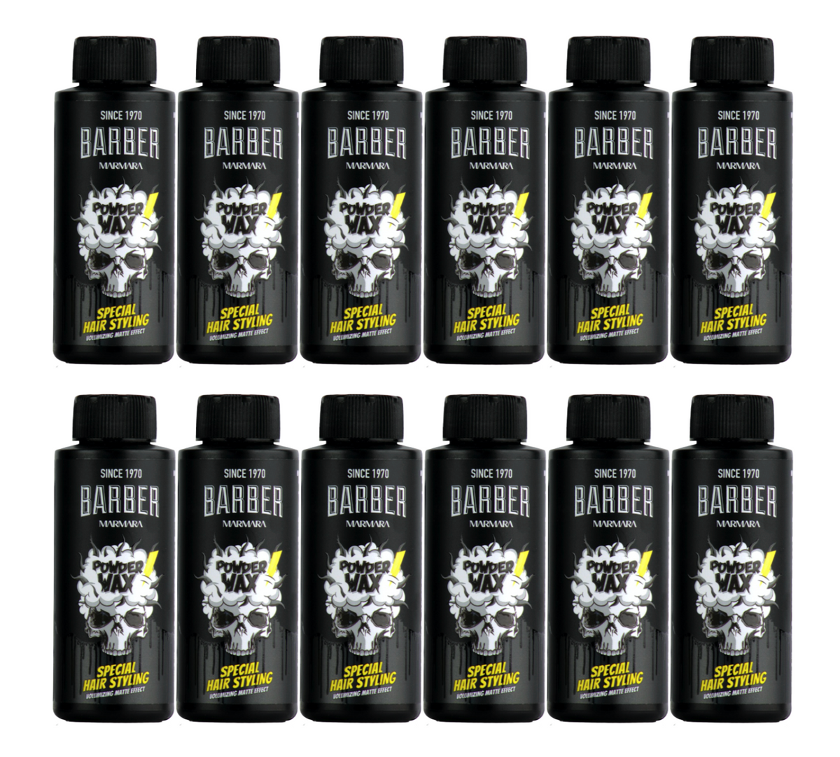 MARMARA BARBER Poudre Coiffante 20g Lot de 12