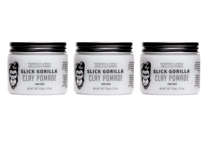 Slick Gorilla Clay Pomade 70g Lot de 3