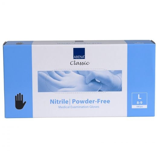 Abena Gants Nitrile Noirs Non Poudrés