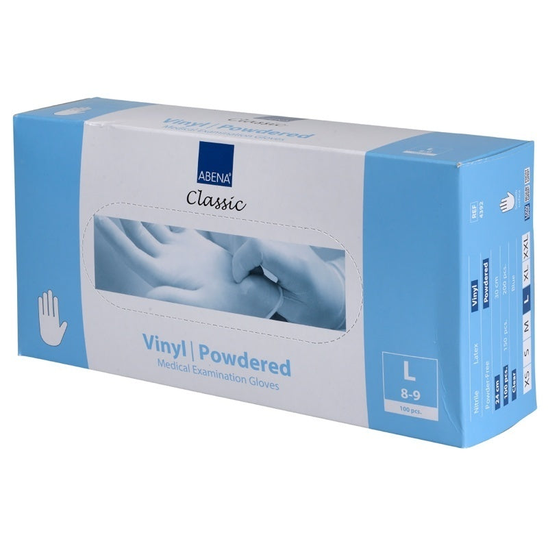 Abena Gants en Vinyle 100 pièces Non poudrés