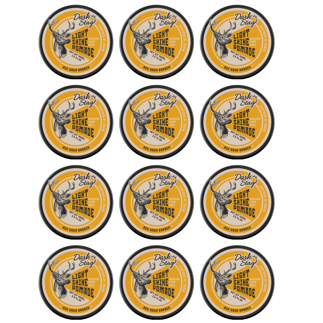 Dark Stag Light Shine Pomade 100ml – 12er Pack
