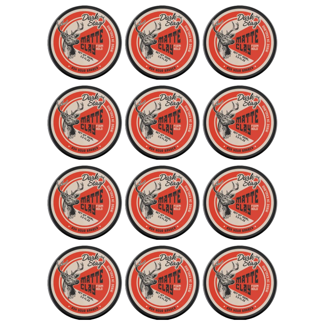 Dark Stag Mattes Haarwachs 100ml - 12er-Pack