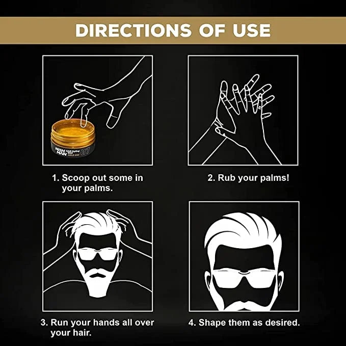 Nish Man Wax Gold One 07 – 150 ml – 6er-Pack