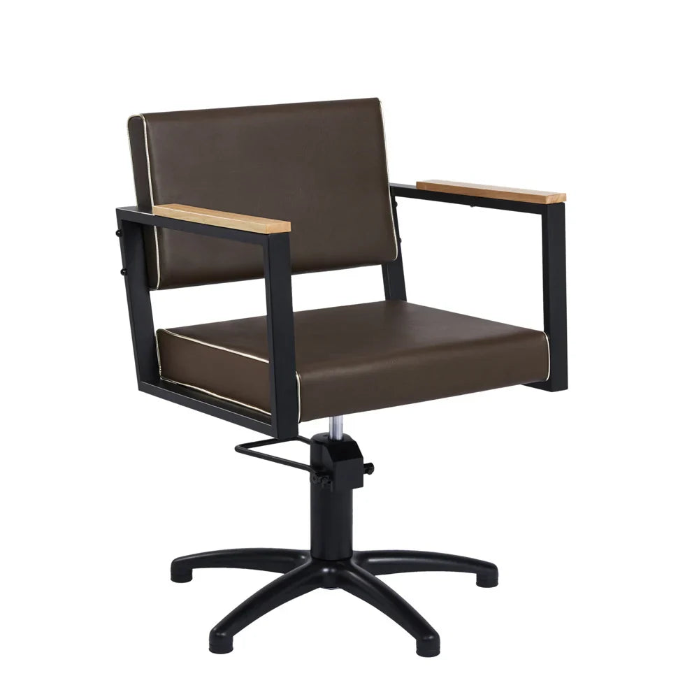 Mirplay Fauteuil Barbier Ocean Sur Piétement Etoile Noir