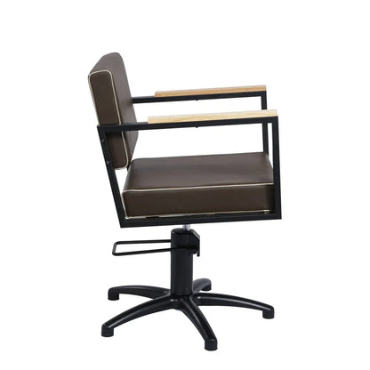Mirplay Fauteuil Barbier Ocean Sur Piétement Etoile Noir